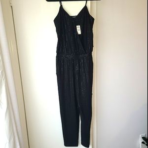 Express slinky sequin jumpsuit